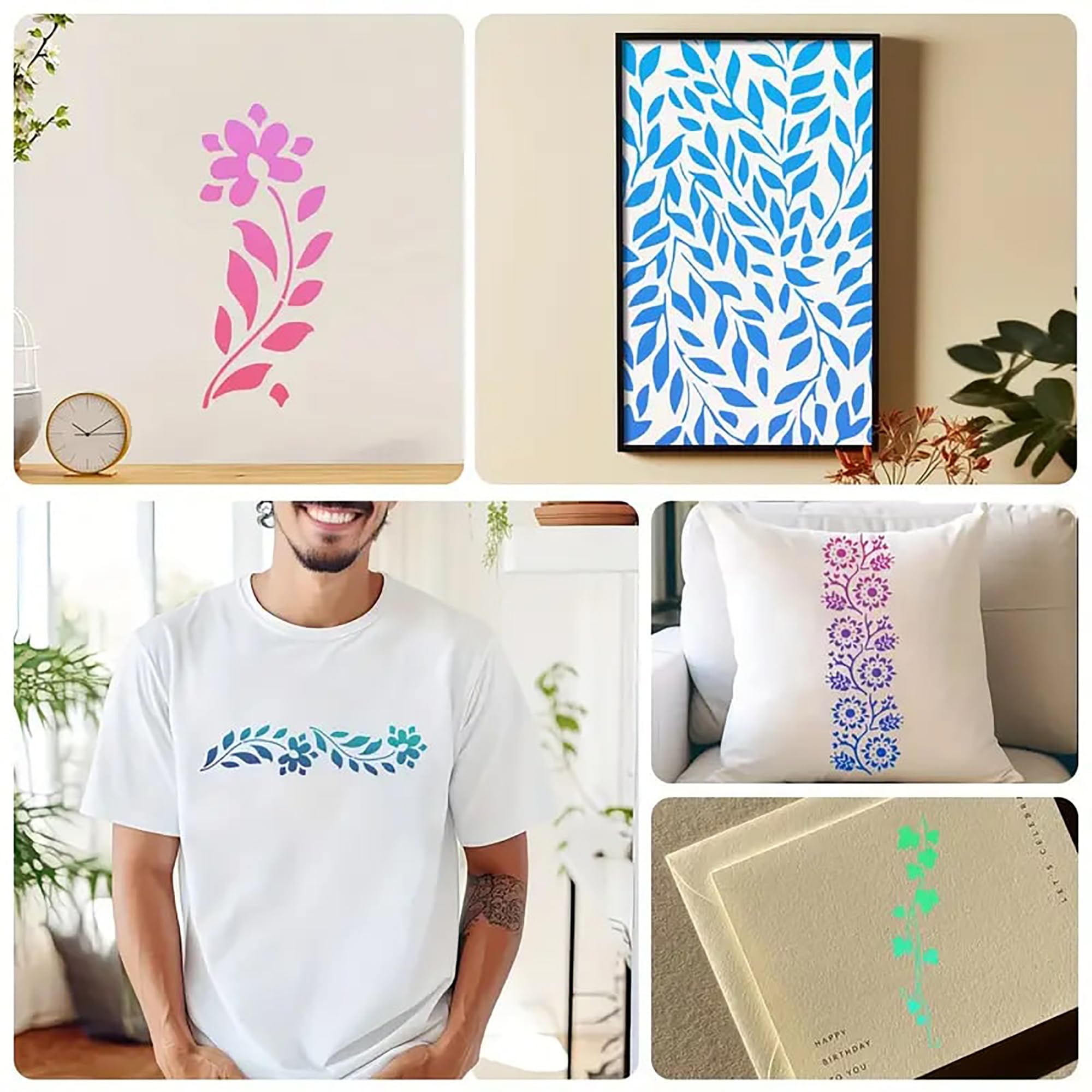 diy garden décor stencil set
