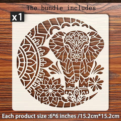 reusable stencil for acrylic painting design