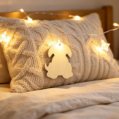 wooden puppy blank for handmade craft projects