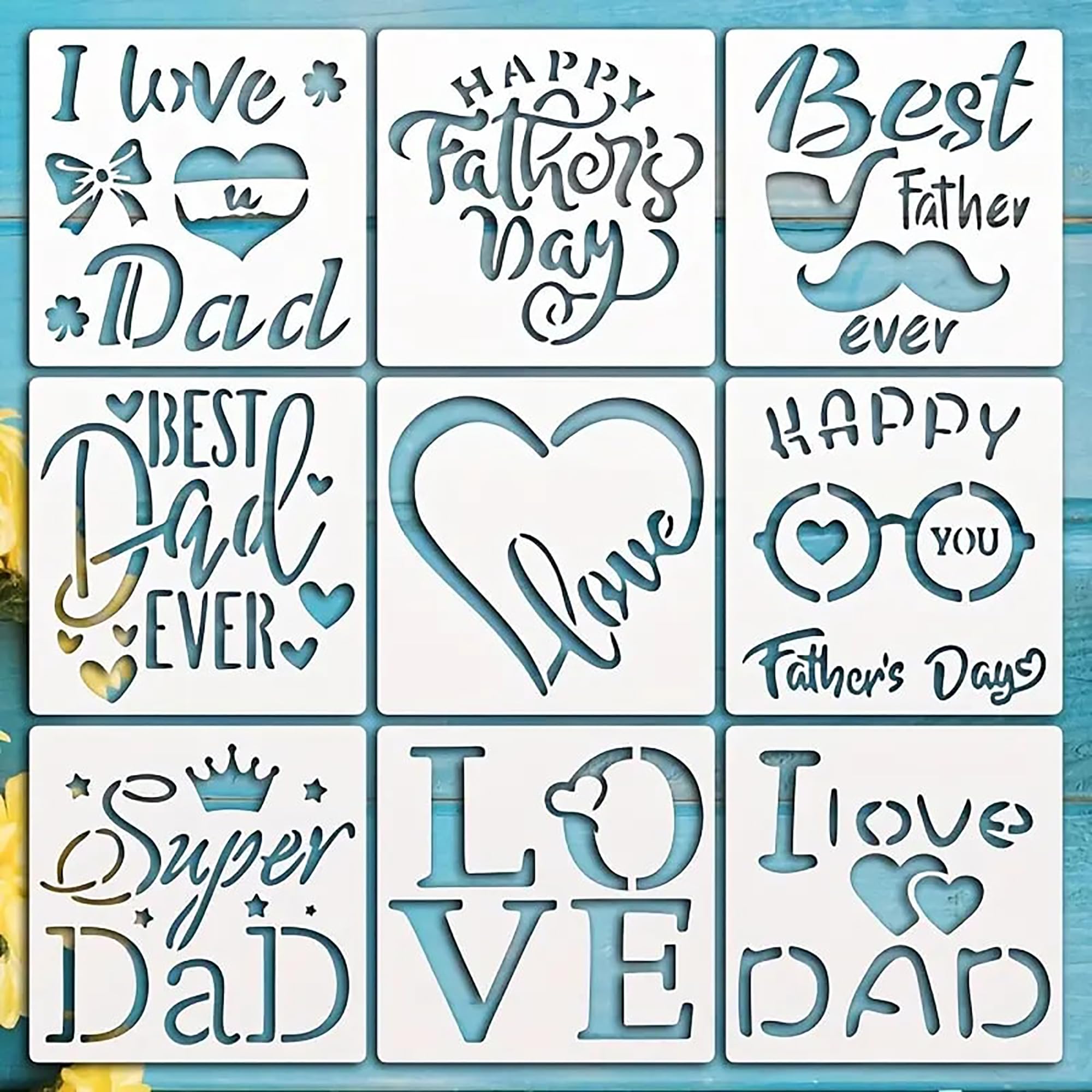 father's day stencil