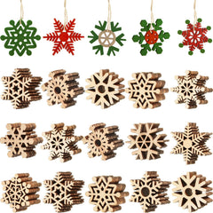 Snowflake wood cutouts for crafts