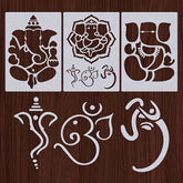 ganesha stencil large size lord ganesha stencil lord ganesha stencil for wall painting home ganesha stencil for diwali decorations indian god idols lord ganesha wall art