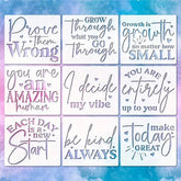 motivational quotes stencils