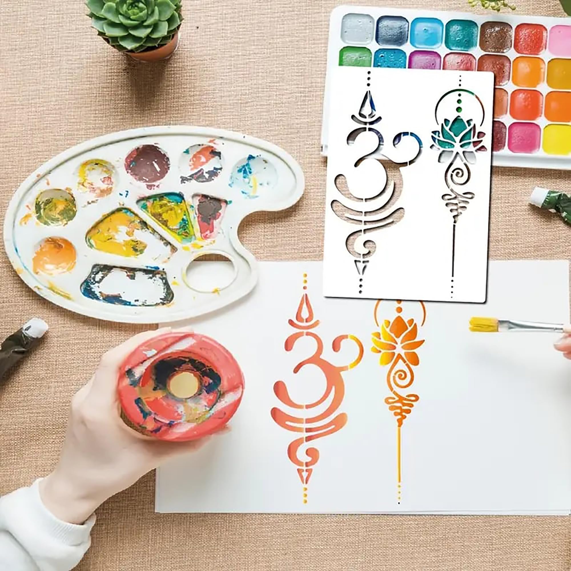 4pc spiritual art templates