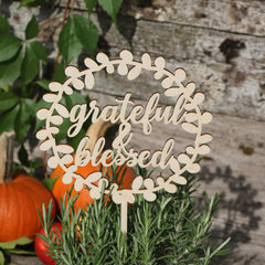 Cliths Wooden Table Topper MDF Rustic Cake & Table Decor Topper for Weddings & Family Gatherings