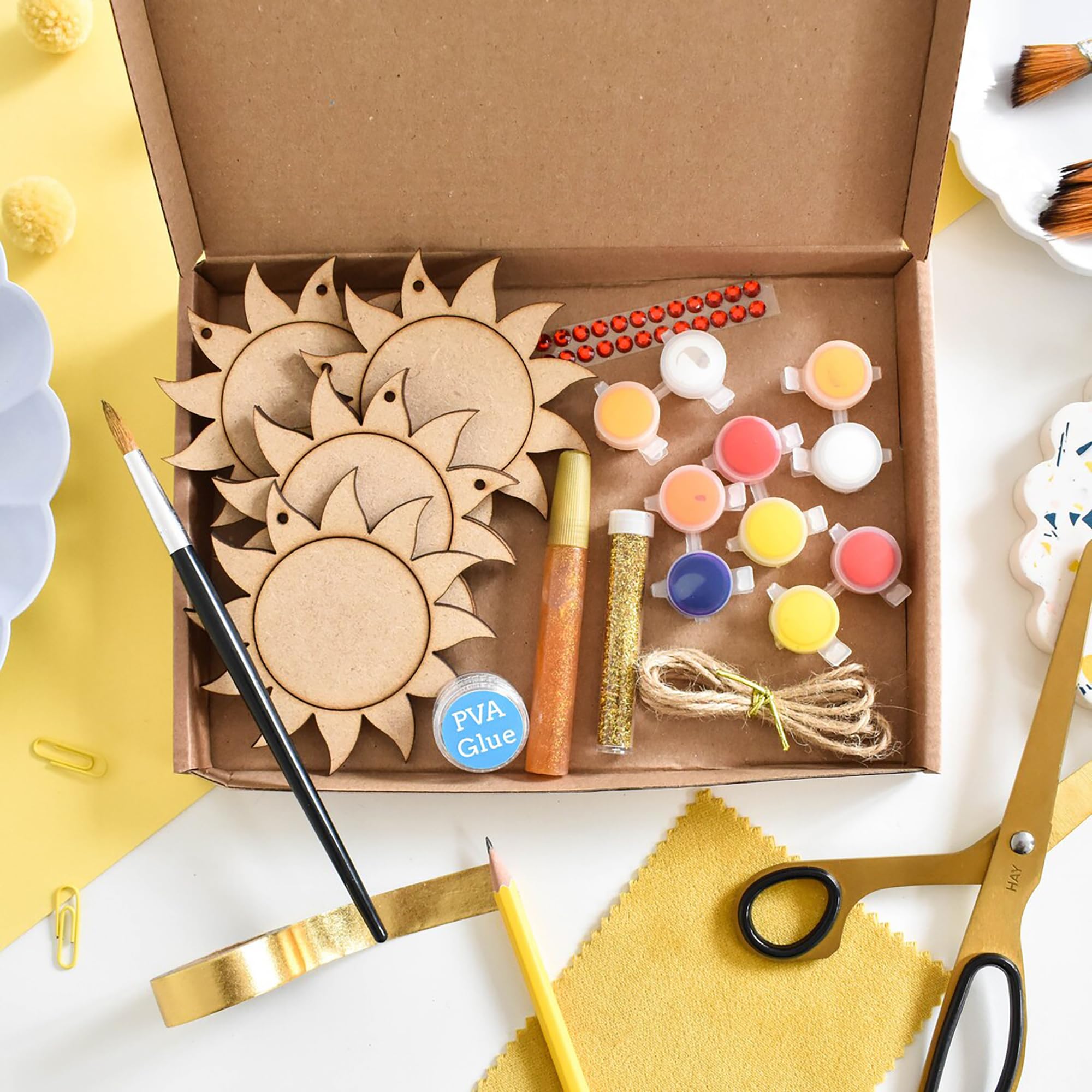 Unfinished wooden "Love Dad" shapes for craft projects