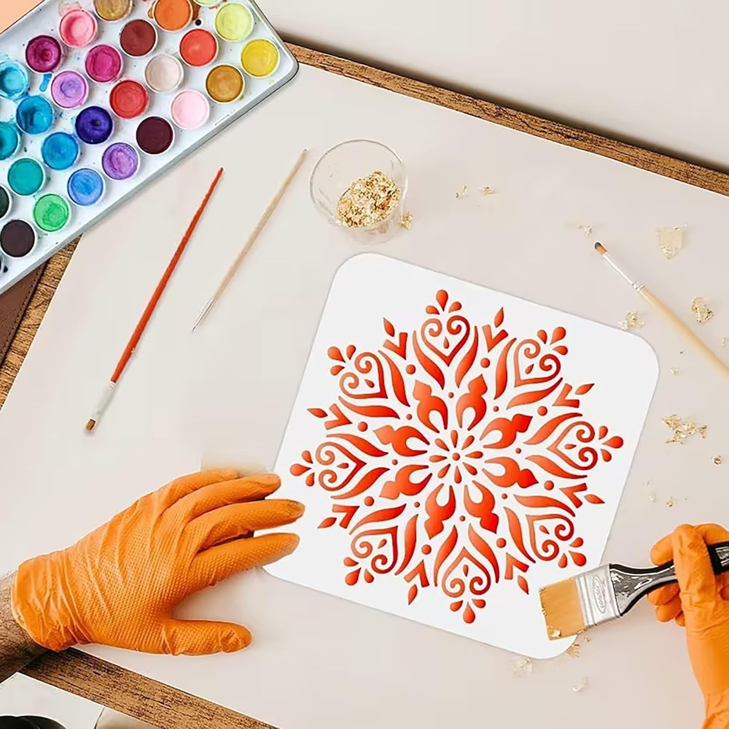 square stencil for mdf craft projects