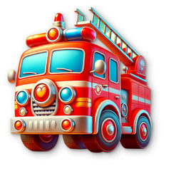 cartoon truck wall hanging for kids room
