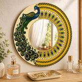 nature inspired peacock wall art