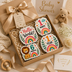 wooden baby milestone cards