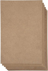 Stack of brown cardboard sheets