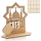 Wooden Ramadan Advent Calendar DIY 30-Day Ramadan Countdown Calendar Islamic Ramadan Mubarak