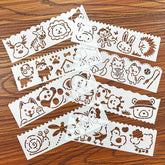 animal stencils for kids animal stencils animal stencils for painting animal stencils for wall painting animal stencils for fabric painting animal stencils for craft and art animal stencils for wall plastic stencils for wood and fabric plastic stencils for wood and fabric scrapbook reusable animal stencils kids diy craft painting plate