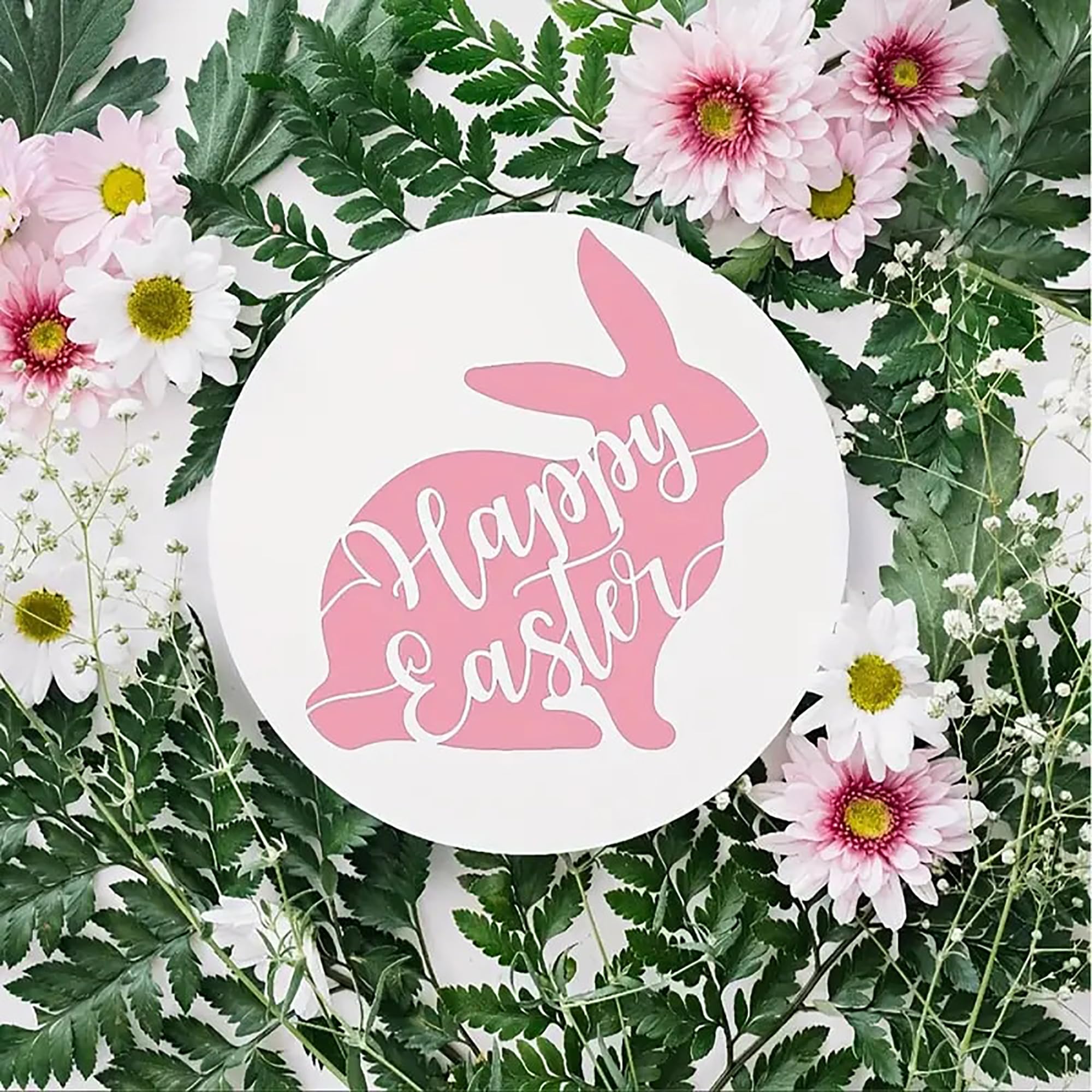 wooden easter decor stencils
