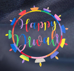 Cliths Happy Diwali Wreath Cutout Unfinished Decor DIY Craft Kit Festival Door Hanger Happy Diwali Gift Kids Activity Indian Home Decor