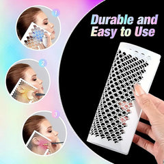Cliths 5 Pcs Mermaid Theme Stencil Set for Kids and DIY Art Reusable Plastic Templates for Painting on Walls, Wood, Paper, Canvas, Scrapbooking, and Craft Projects
