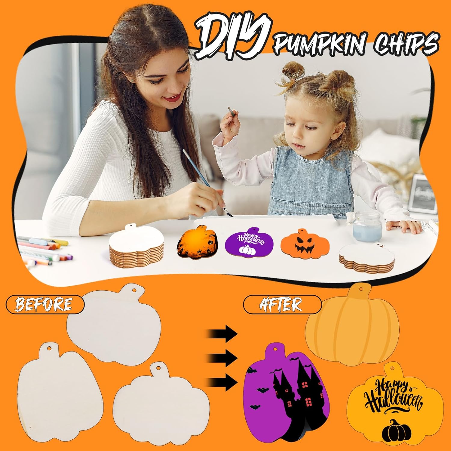 paintable blank pumpkin cutouts