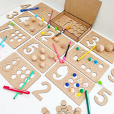 number tracing montessori