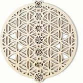 flower of life wall decor geometric mandala macrame circular wall hanging wooden wall hanging spiritual mandala art wall decor mandala art for adults mandala wall decor
