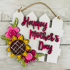 customizable timber "happy mothers day" decor kit for gifting