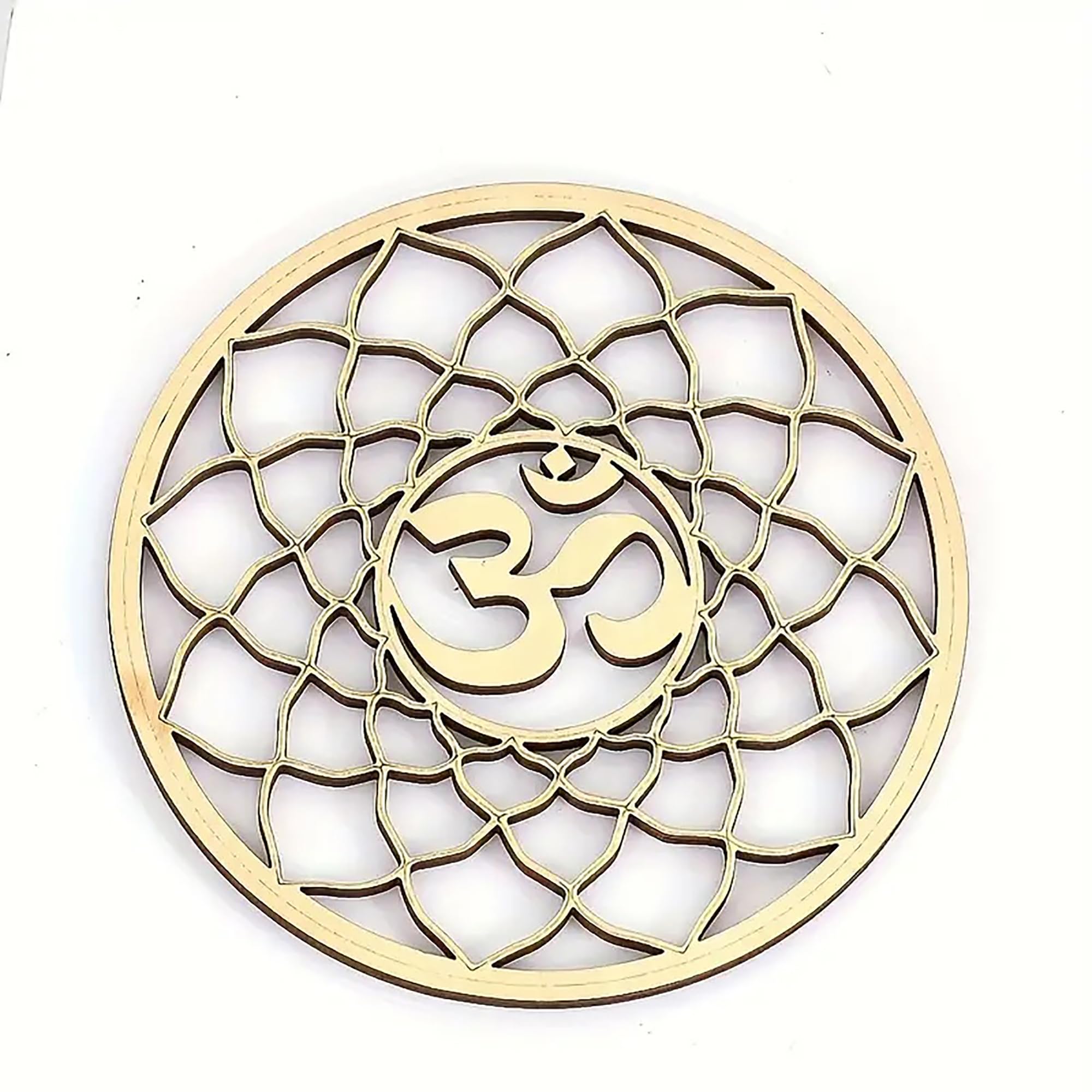 om symbol selenite coaster coaster wall decor spiritual mandala meditation room decor om symbol for wall om wall art