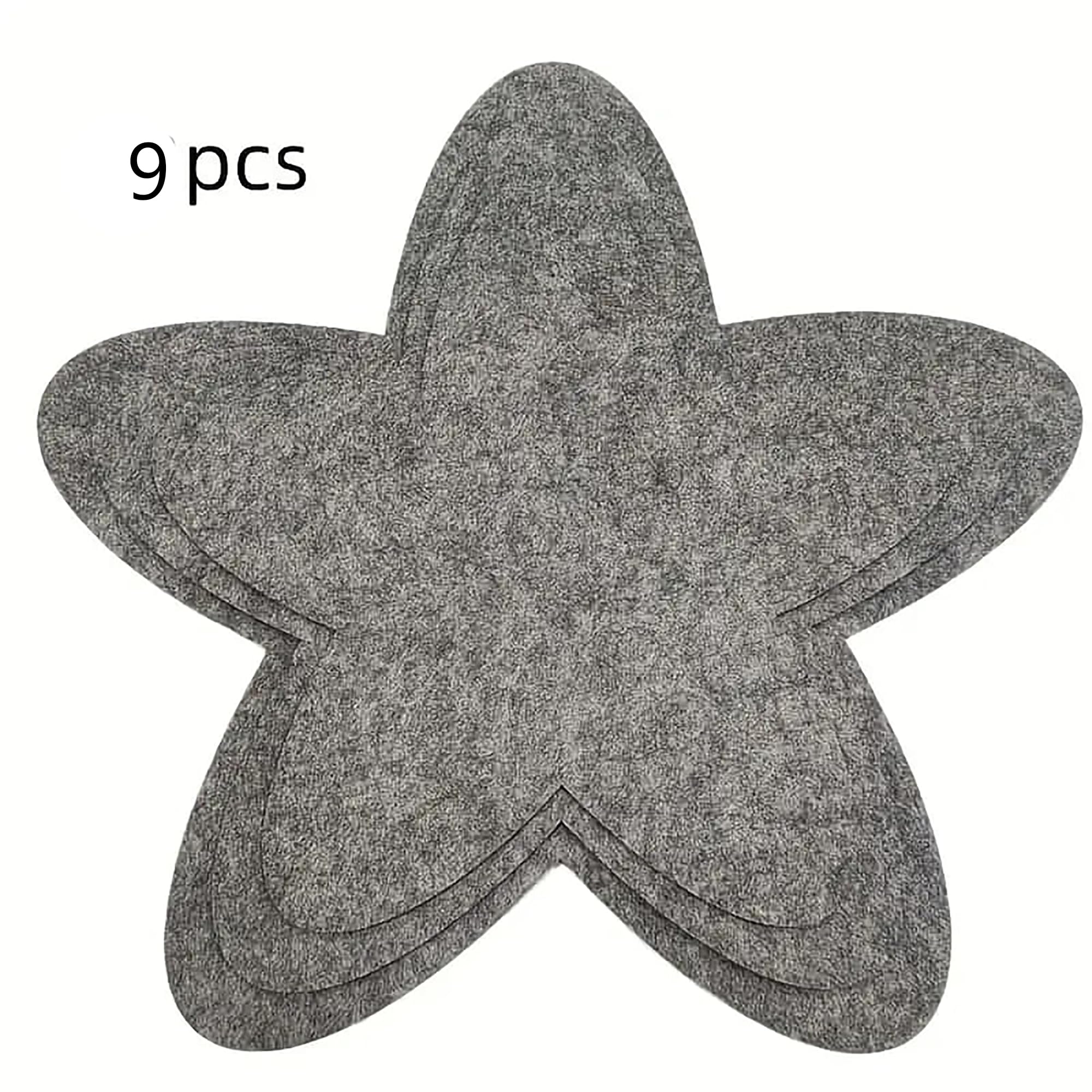 9-piece cookware divider pads for stacking pots and pans