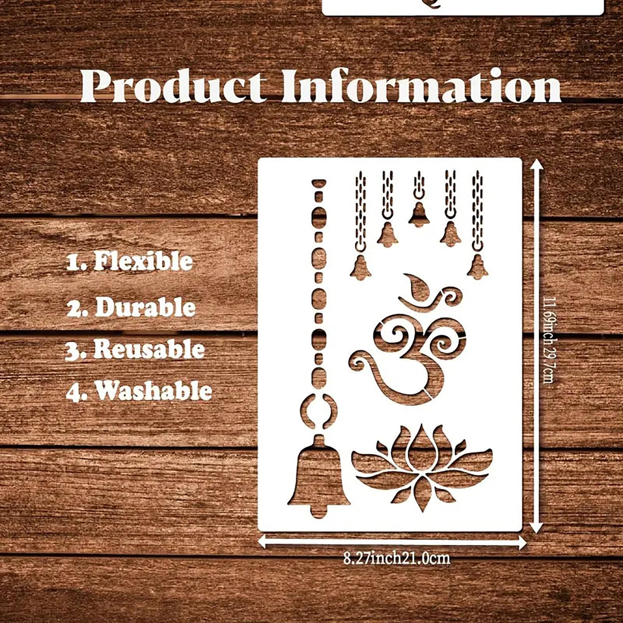 indian god stencils reusable