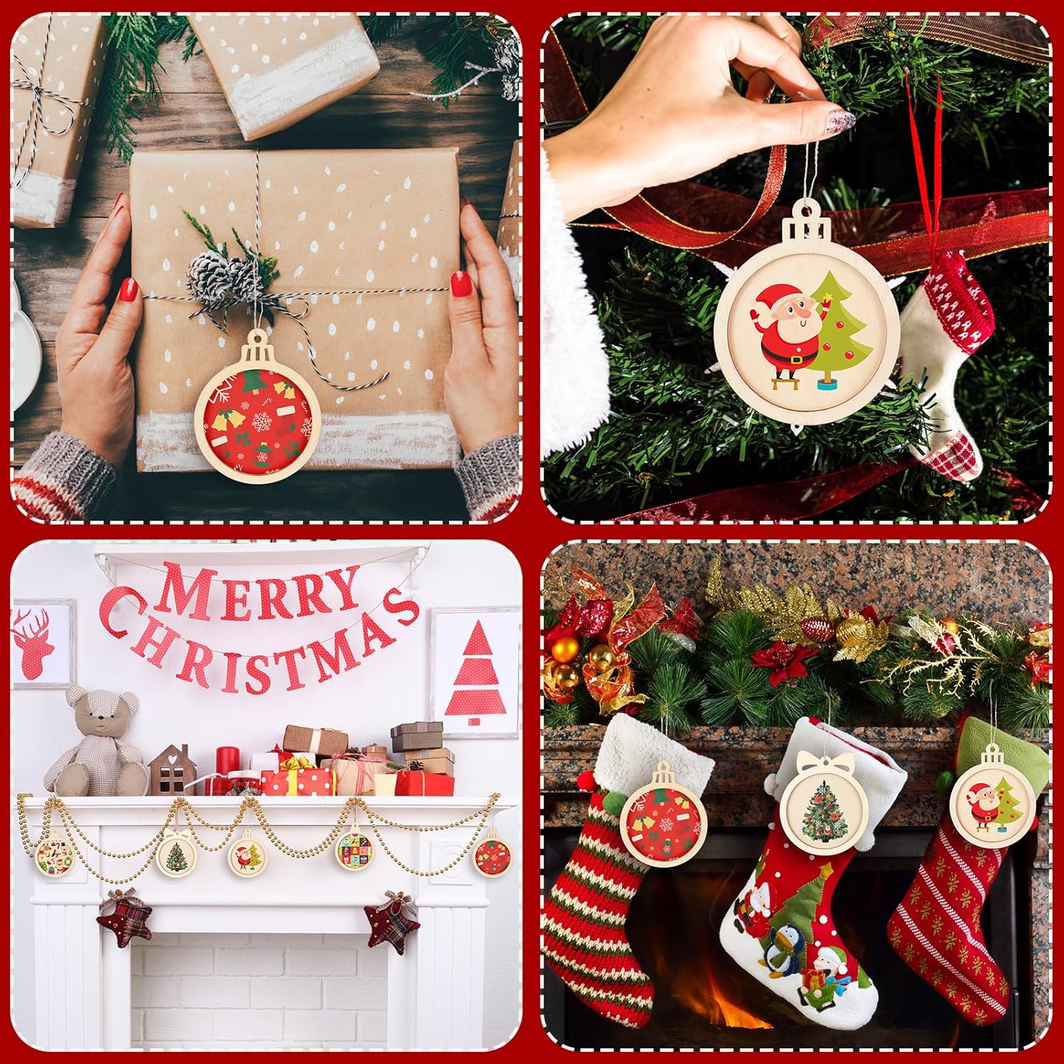 natural wood craft pieces