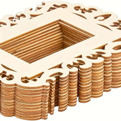 mdf hollow wooden craft frames for painting and decoupage