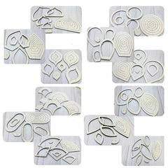 multi-size reusable MDF wood stencils for kids and adults craft work