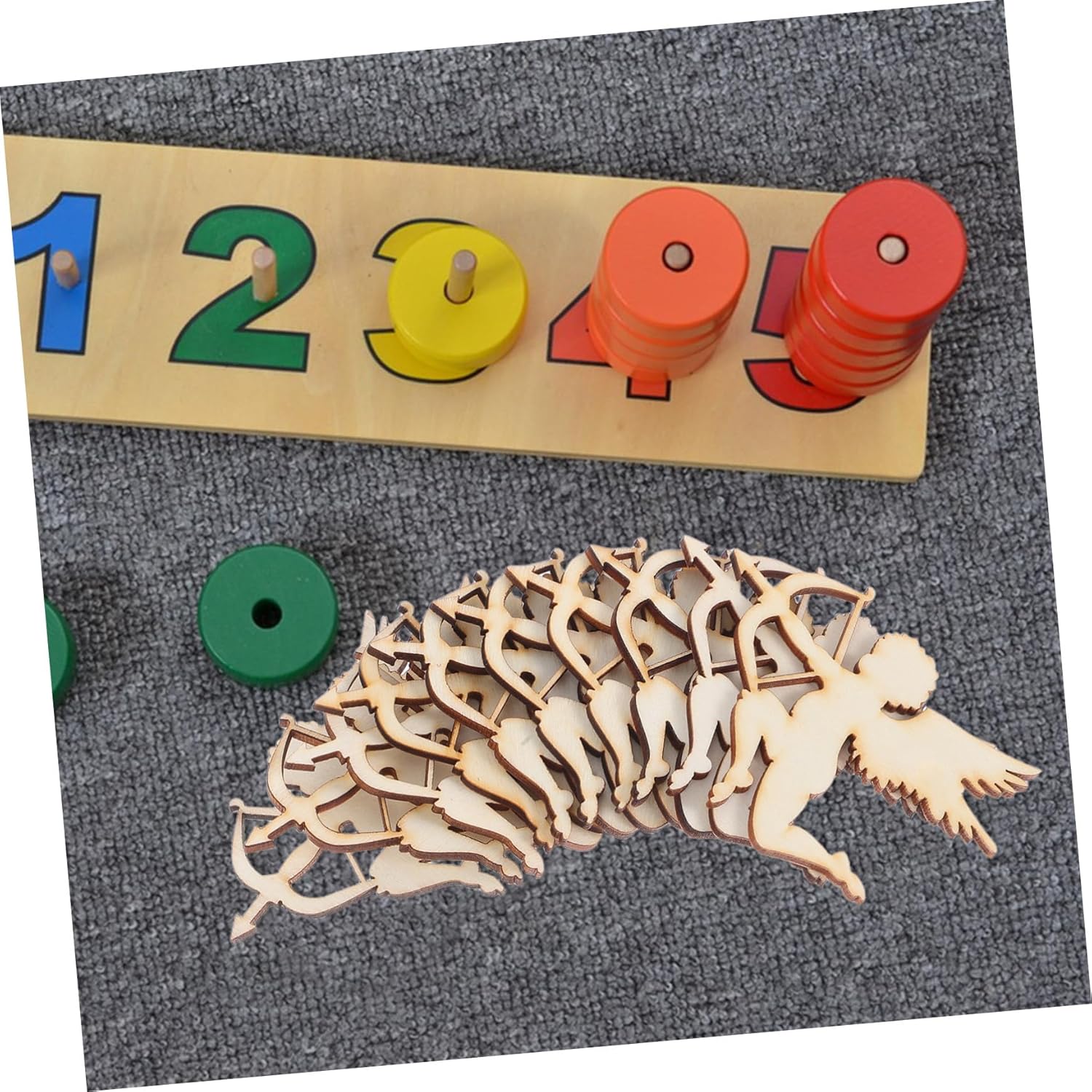 handmade wooden decorations