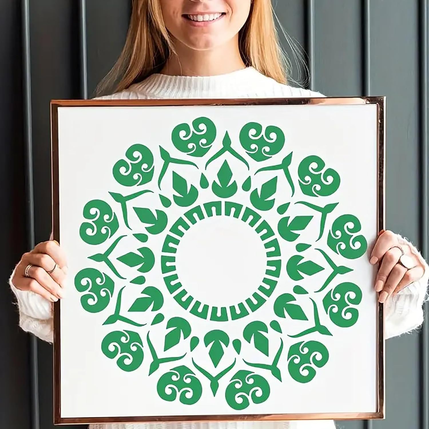 Traditional Indian stencil template