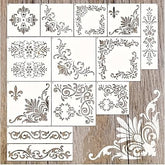 mexican floral stencil for painting