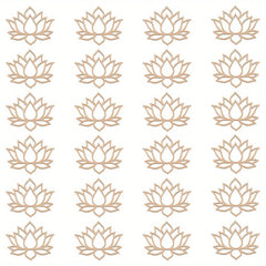 American Elm 24 Pcs Wooden Lotus Cutouts Floral Shapes for DIY Crafts Art Projects Wall Décor Painting Activities Festival Decor Mandala Theme Design School Supplies