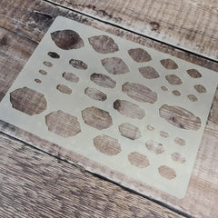 Cliths Geometric Stencil Set Plastic Templates for Jewelry Making Drawing & DIY Crafts