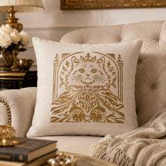 royal cat stencil for wall painting