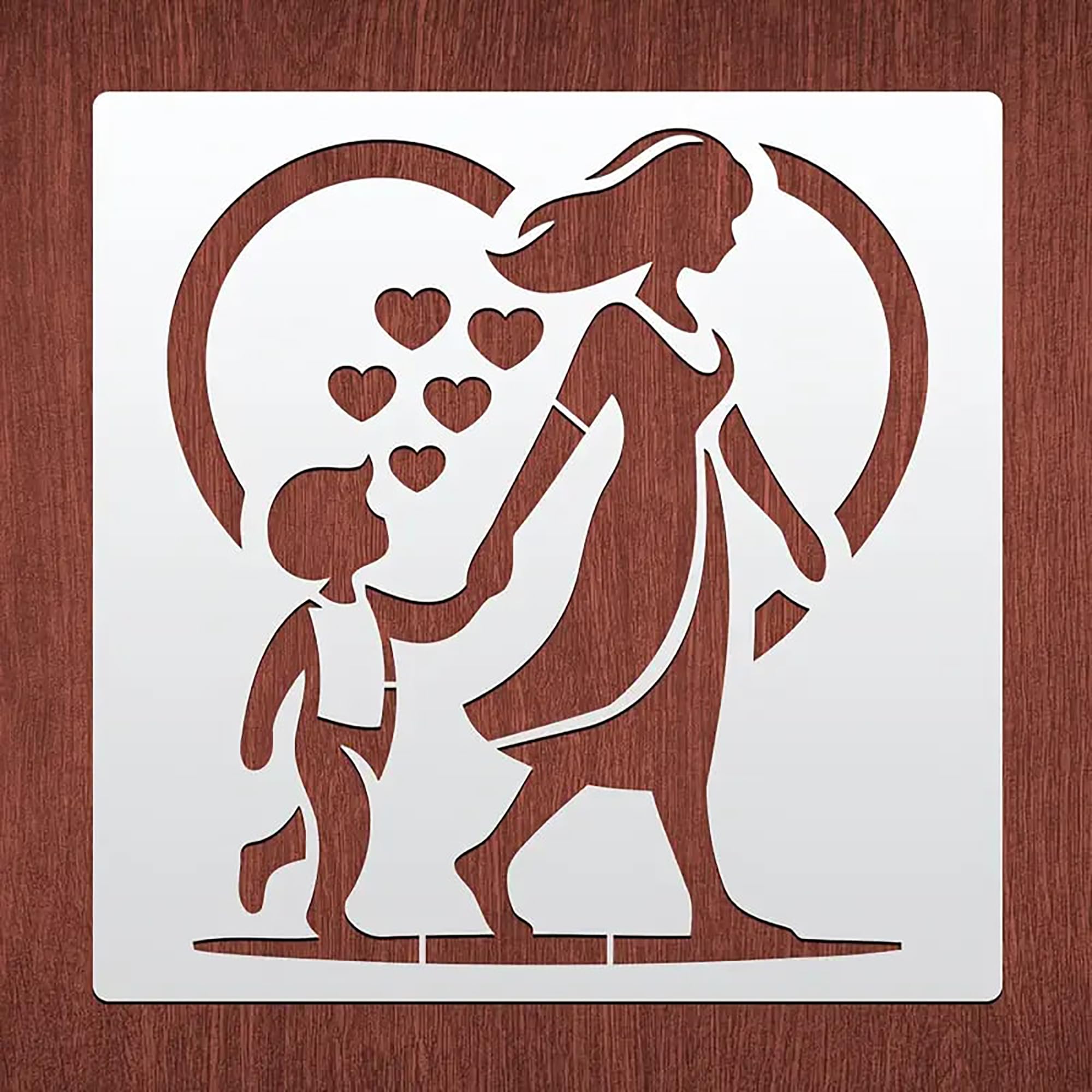 mothers day stencils happy mother's day stencil reusable stencil for wall painting home stencil for wall painting home latest mother baby stencil reusable stencils for craft and art plastic stencil for wall painting home