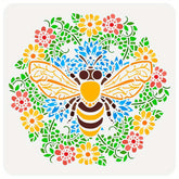 bee stencil reusable plastic