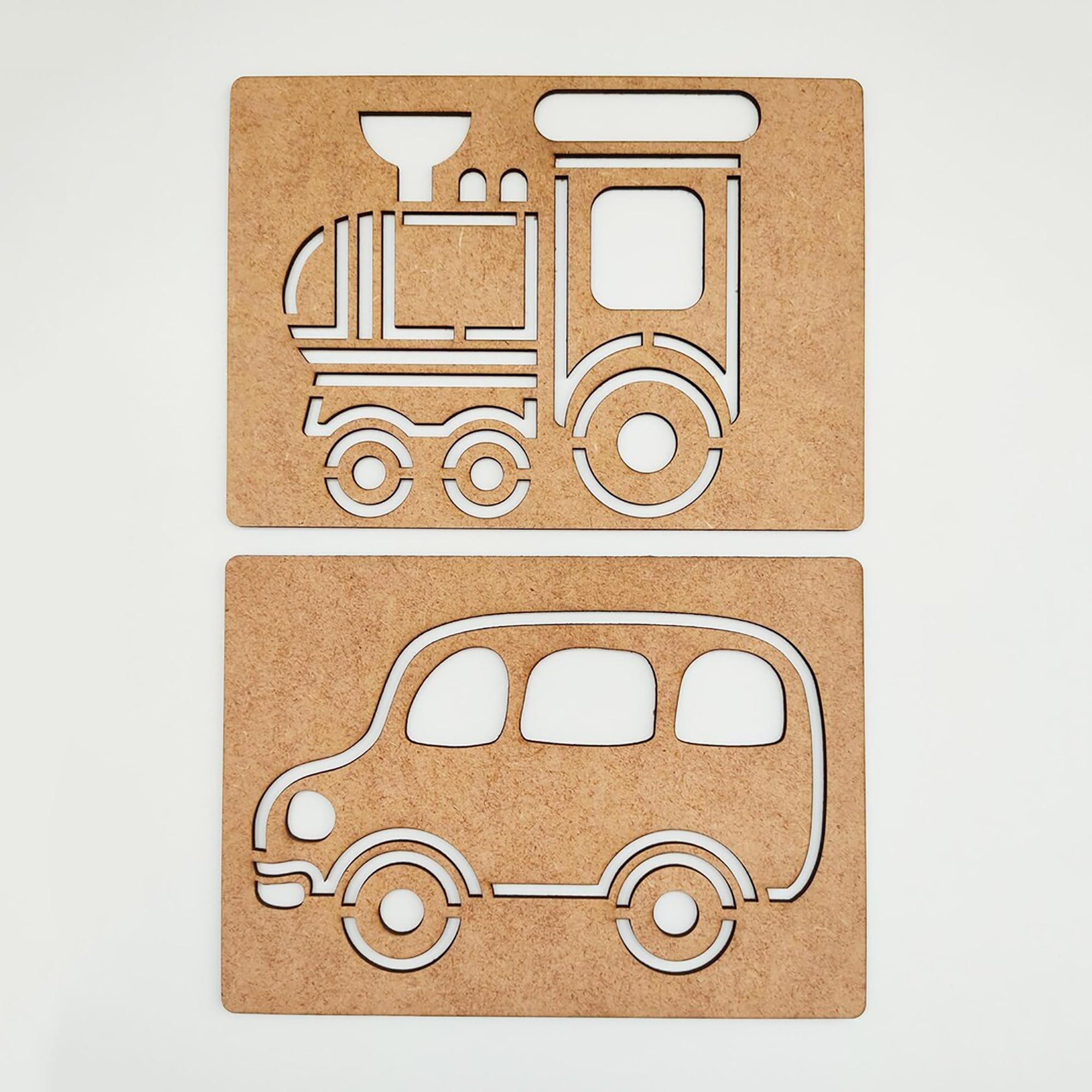 travel themed wooden puzzle set