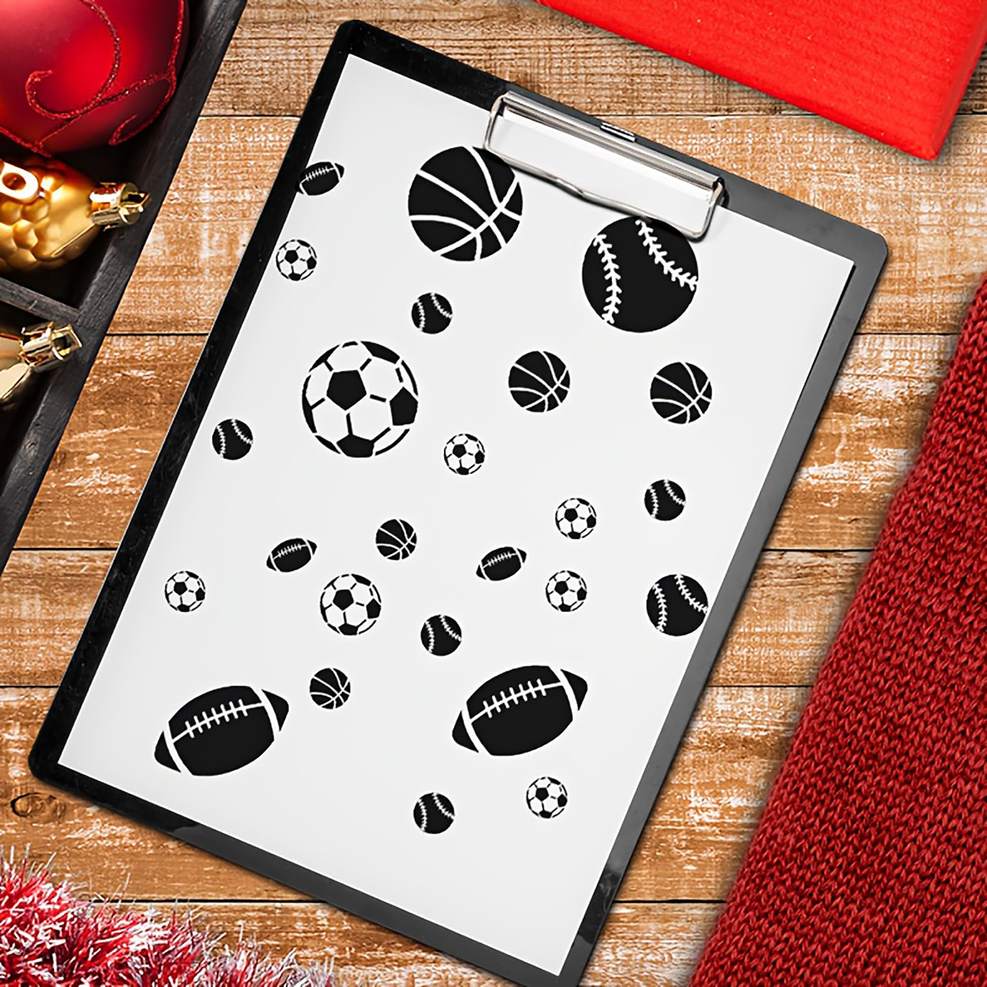 4-piece sports template set
