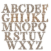 Decorative alphabet letters from A to Z on a white background