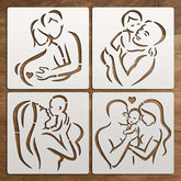 family painting stencils for parents and kids