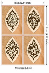 mini stencil set for acrylic painting work