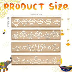 rangoli design stencils for festivals