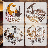 ramadan eid plastic stencil