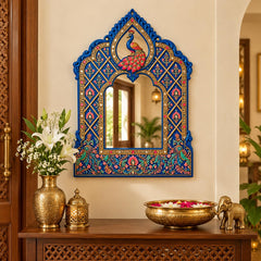 acrylic mirror wall hanging for dining area