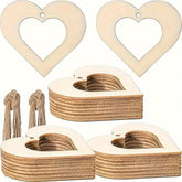 wooden heart cutouts for crafts mdf heart shapes for painting wedding valentine day craft decor
