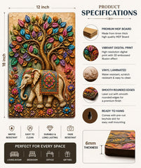 elephant home decor wall hanging