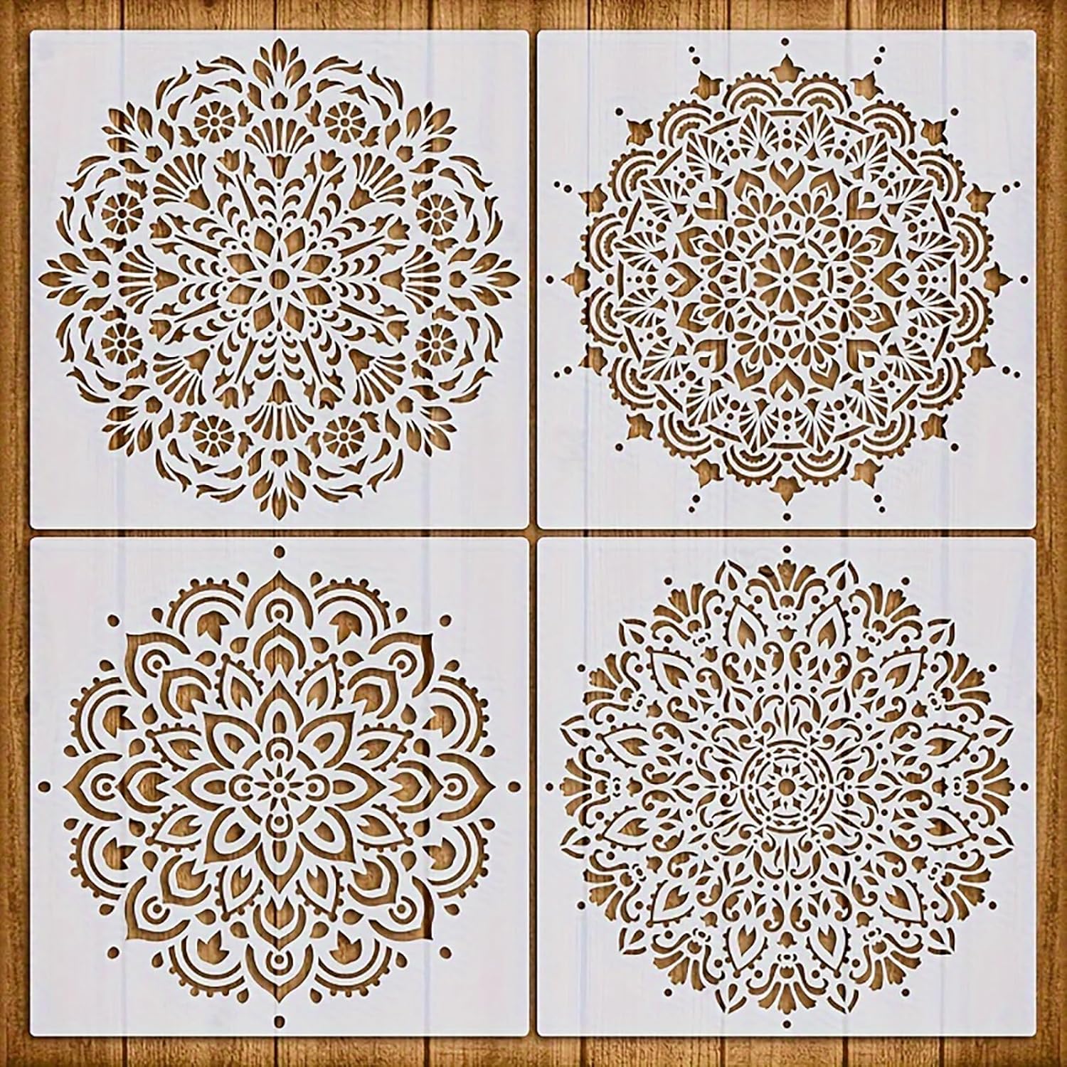 square pet stencil for floor and wall painting
