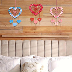 Cliths Heart Shape Dream Catcher Craft Kit DIY String Art